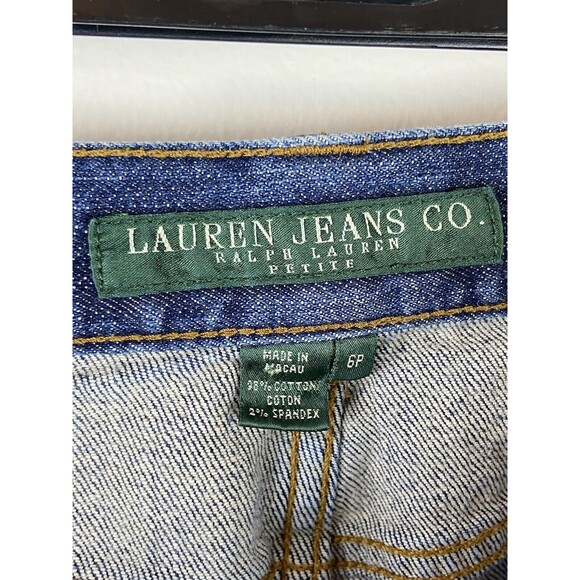 Lauren Jeans Co Ralph Lauren Denim Capri Size 6 Petite - Picture 4 of 4